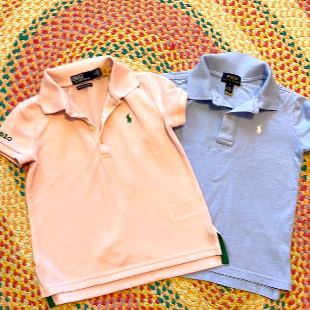 Girls Ralph Lauren golf polos size 6x